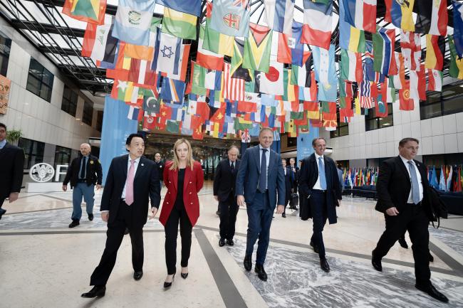 President Meloni visits FAO headquarters