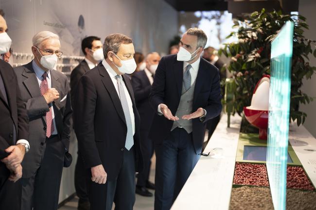 PM Draghi at the ‘Nuvola Lavazza’