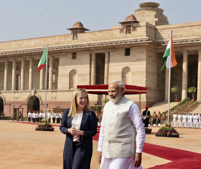 President Meloni visits New Delhi
