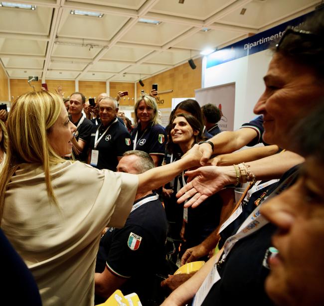 President Meloni visits ‘EXPO-AID 2023 – Io, persona al centro’