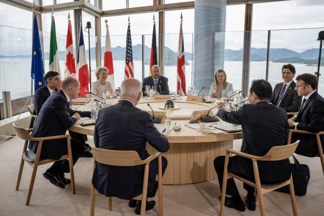 G7 leaders’ working lunch