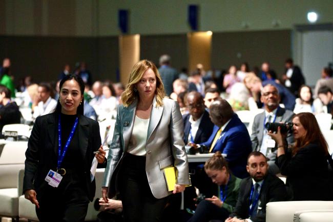 COP28, il Presidente Meloni alla sessione plenaria “High-Level Segment for Heads of State or Government”