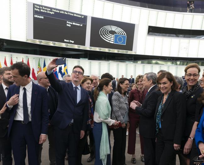 PM Draghi at the European Parliament