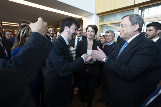 Il Presidente Draghi al Parlamento europeo
