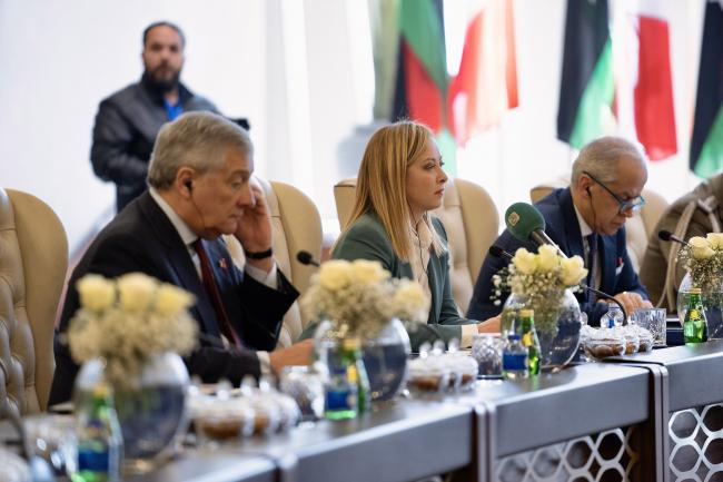 Incontro del Presidente Meloni con il Primo Ministro del Governo di Unità Nazionale libico