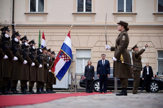 Incontro bilaterale del Presidente Meloni con il Primo Ministro Plenković