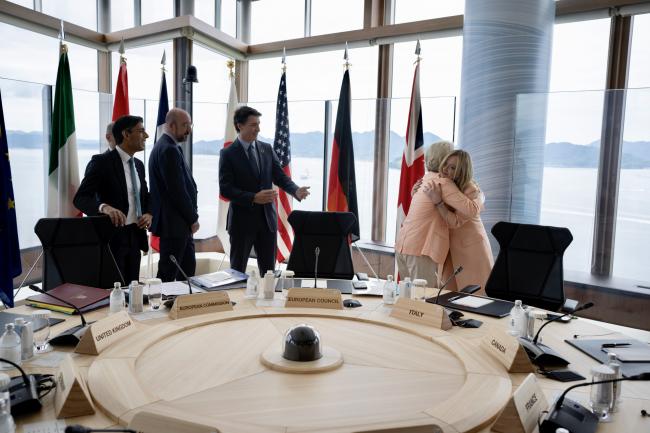 Fourth working session at the G7 Summit