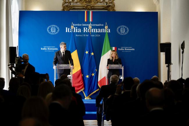 Press statements at the Italy-Romania Intergovernmental Summit