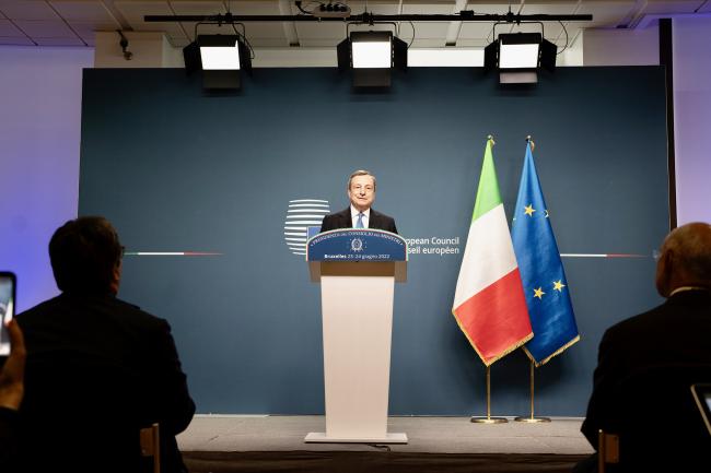 Conferenza stampa finale del Presidente Draghi