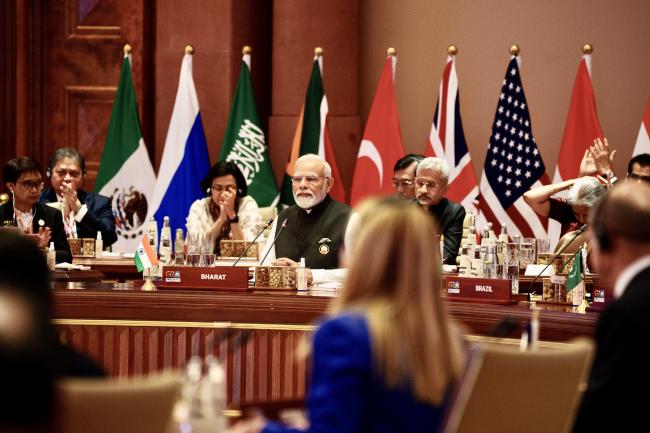 Il Presidente Meloni partecipa alla seconda sessione di lavoro del Vertice G20