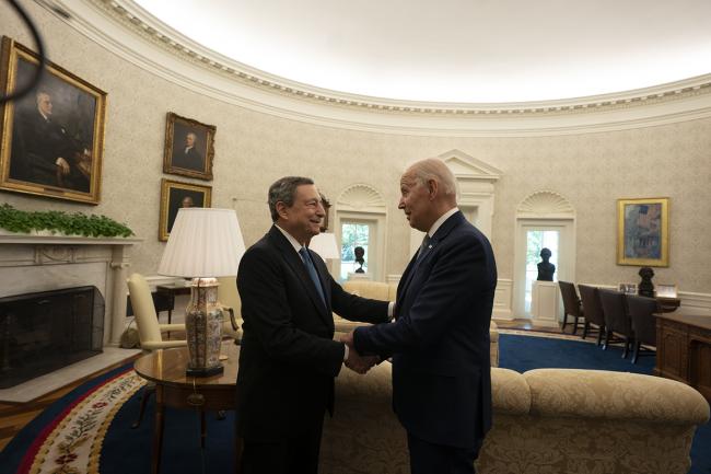 Il Presidente Draghi incontra il Presidente degli Stati Uniti d’America Biden