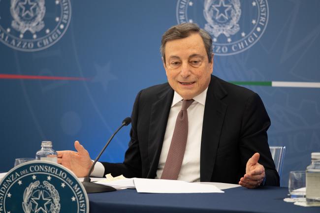 PM Draghi holds press conference